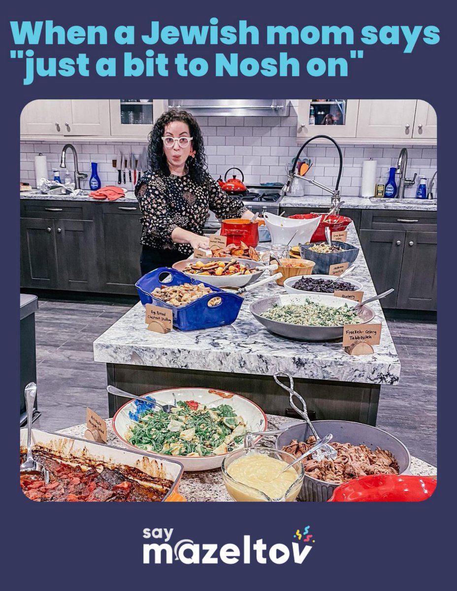 SayMazelTov's tweet photo. As my Bubby always said, if there aren't leftovers, there wasn't enough food!

Melinda Strauss is now on SayMazelTov https://t.co/FCXvQADjHc
