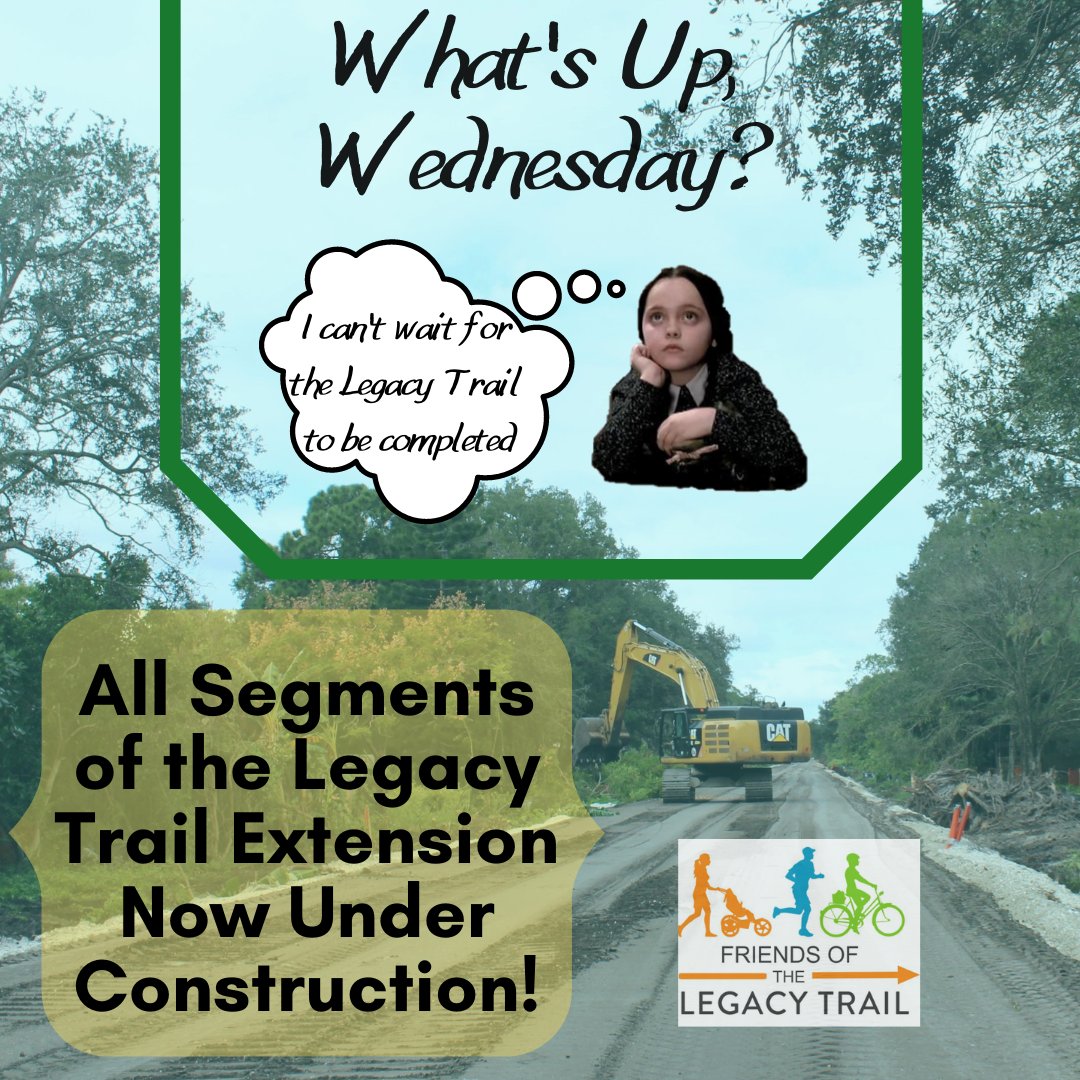 saramanampo's tweet photo. @Legacy_Trail #Newsletter announced construction on all 3 segments of #LegacyTrail extension are now underway!
Learn More: https://t.co/LnHhZVP7qR
https://t.co/24PIFDUl7H
@SRQCountyGov
#Bike & #Pedestrian #RideAndStride #VirtualMPO #SaraManaMPO #Transportation https://t.co/HgoKyZbrRm