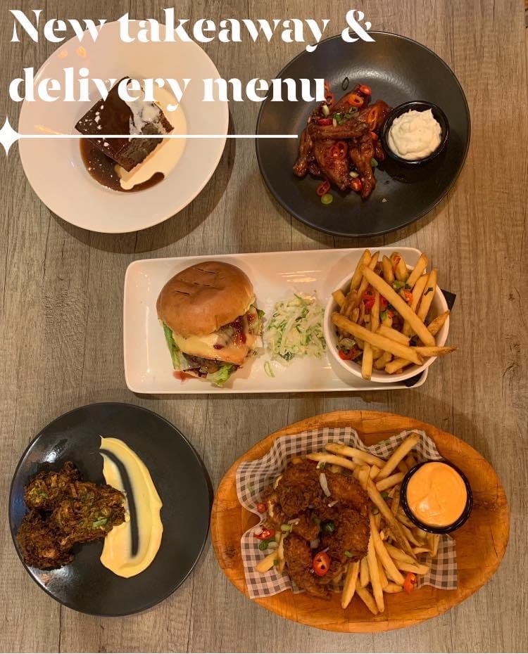 Our full festive takeaway menu starts tomorrow from 5pm
Chilli cranberry wings - blue cheese dip
Sprout bhajis with curry mayo- V
Festive brie &amp; cranberry burger-sprout slaw🎄
Full menu available tomorrow 
Visit thebridgesale.co.uk 
Order yoyo for delivery or pick up