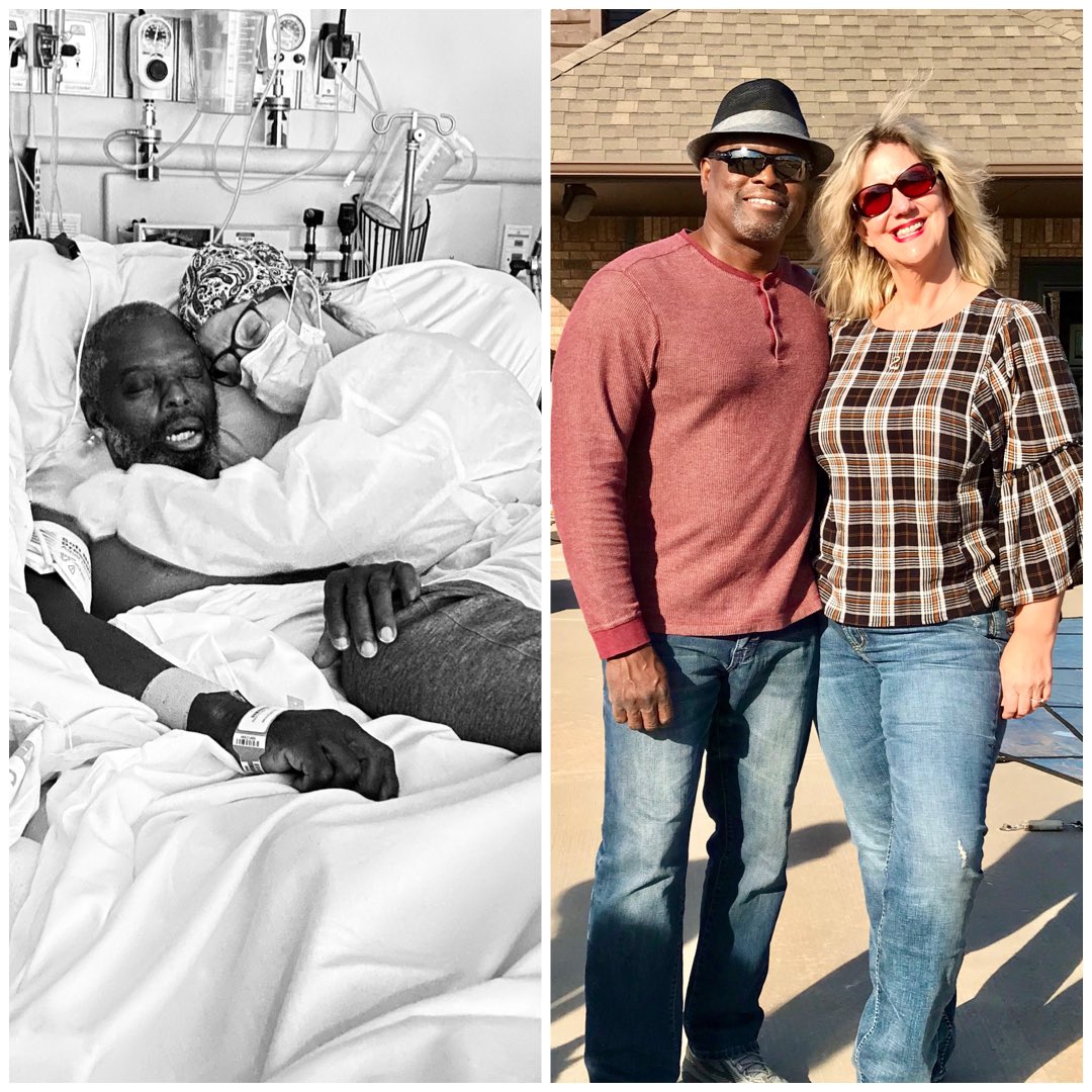 KOCOAbigail's tweet photo. 💔”WE ARE GUTTED. I FEEL HOLLOW.” 

Local ICU nurse saying goodbye to her husband... just three days after she lost her mom. Both died of COVID.

I know this photo is tough to see. But Lizanne wanted me to share it to illustrate the pain and cruelty of this virus.... https://t.co/dLZsQn3wJA