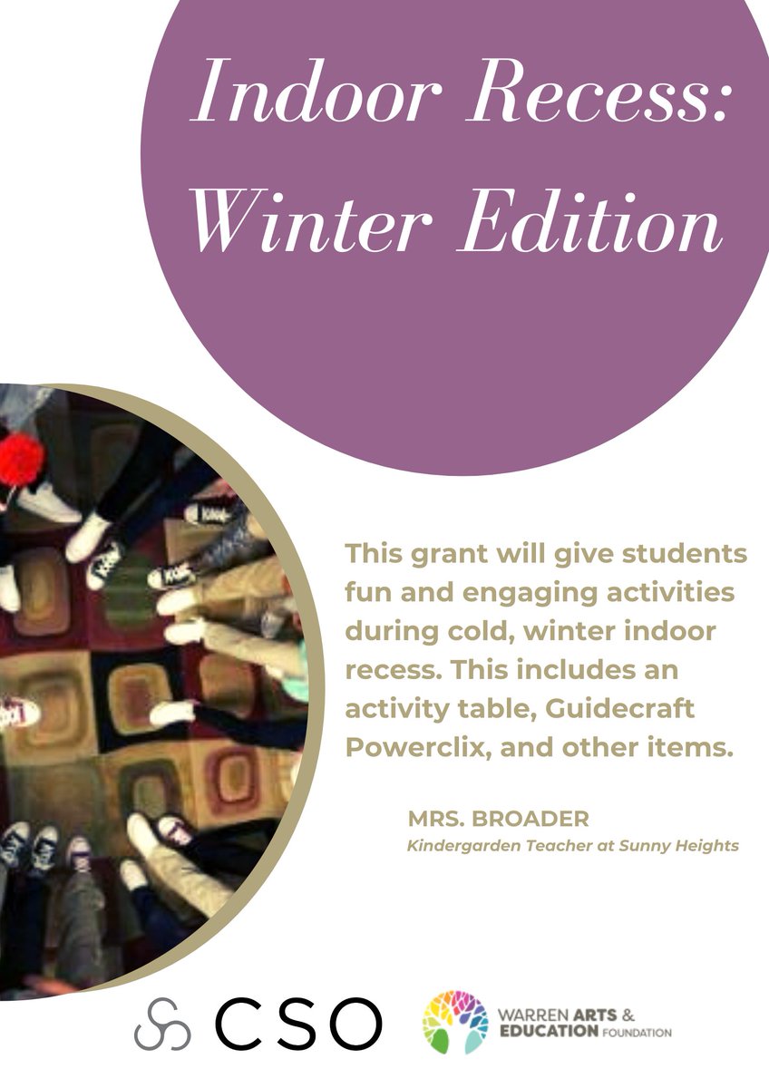 Warren Arts & Education Foundation tweet media