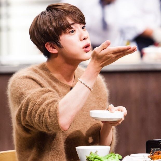 having dinner together