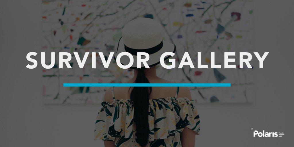 Polaris_Project's tweet photo. Survivors of sex &amp; labor trafficking are the true experts and the engine of innovation in the anti-trafficking field. We are excited to highlight more of the amazing work of the survivor community in our updated Survivor Gallery. 
 https://t.co/kgnFcR9aep https://t.co/ERR5TpKVR4