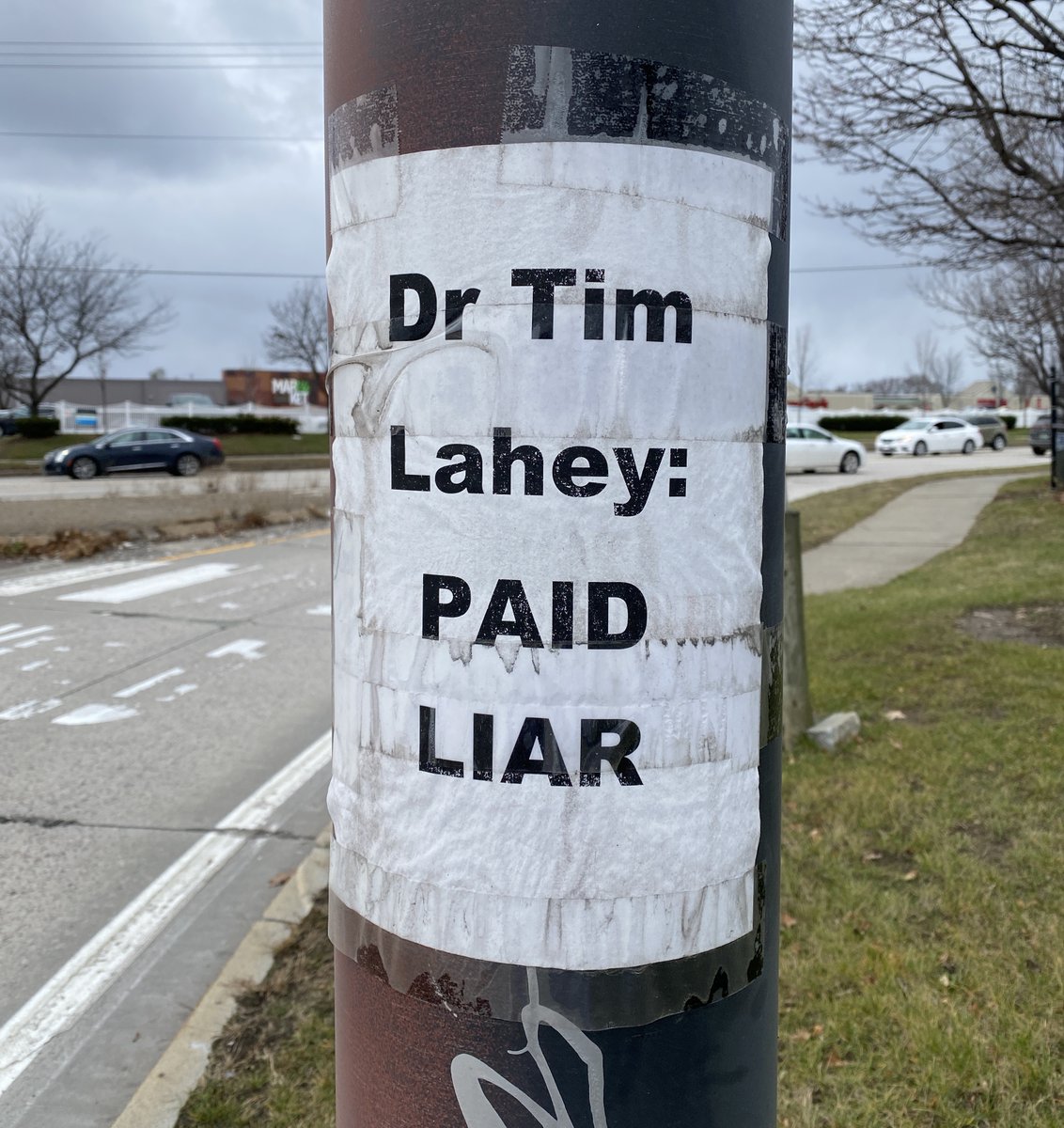 He took a pay cut to ensure *all* workers get paid during this time of decreased - yes DECREASED - hospital revenue. So when I had to spend my day locating & removing these signs, I lost it. There I was, angry-crying on the shoulder of a highway off ramp.2/3