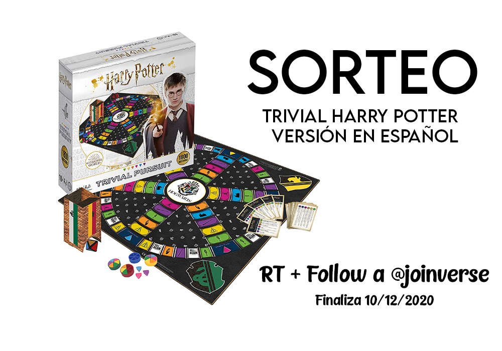¡SORTEAMOS UN TRIVIAL PURSUIT DE HARRY POTTER EN ESPAÑOL!

Para participar:

✅Haz RT
✅Sigue a <a href="/joinverse/">Verse App</a> 

¡SORTEO INTERNACIONAL! 🌎