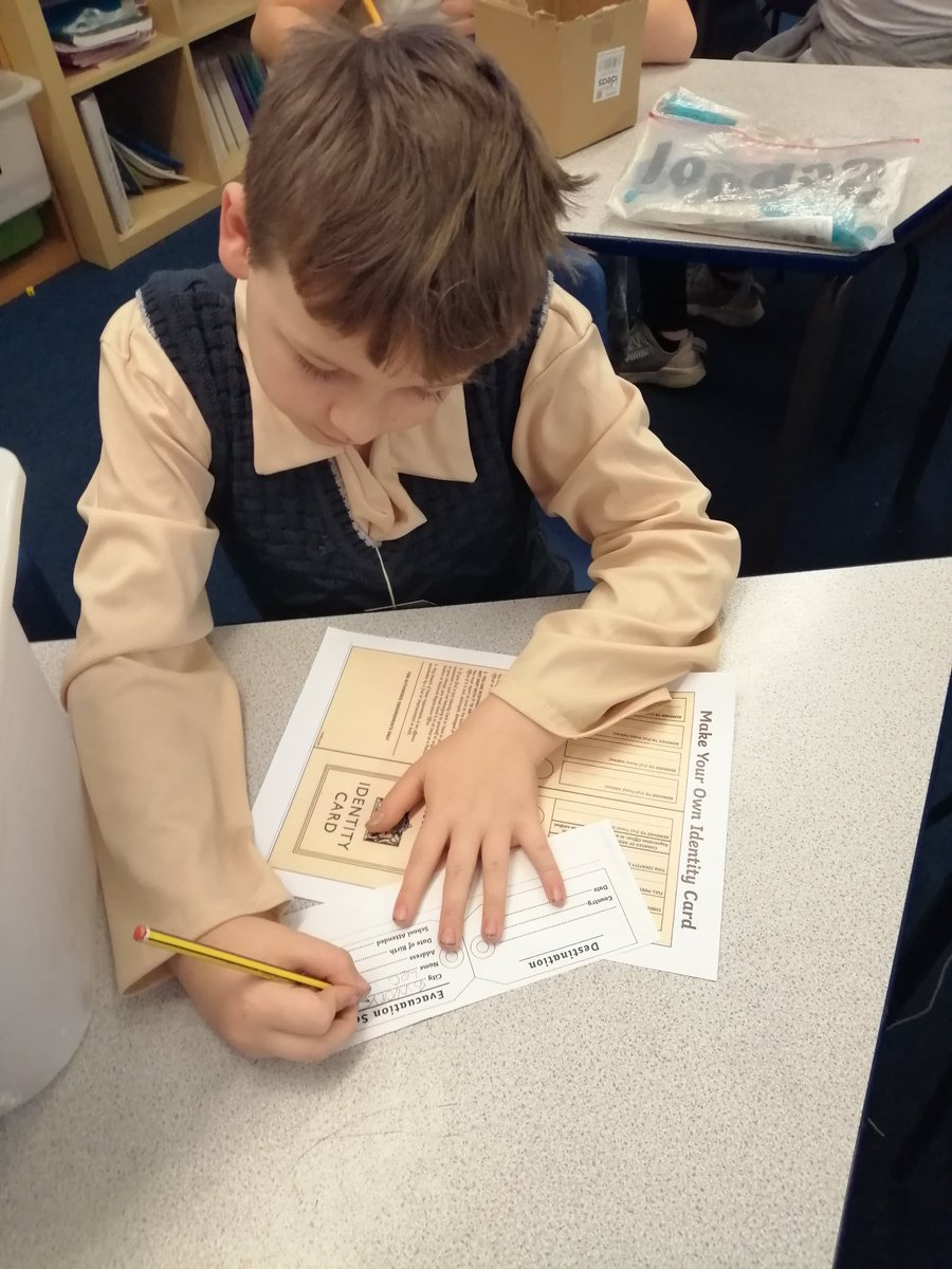 CraigfelenP's tweet photo. #cfp56 had a World War Two Day today. We built Anderson Shelters, made gas masks, and tried rationed food. #cfphis https://t.co/udKVuP450T