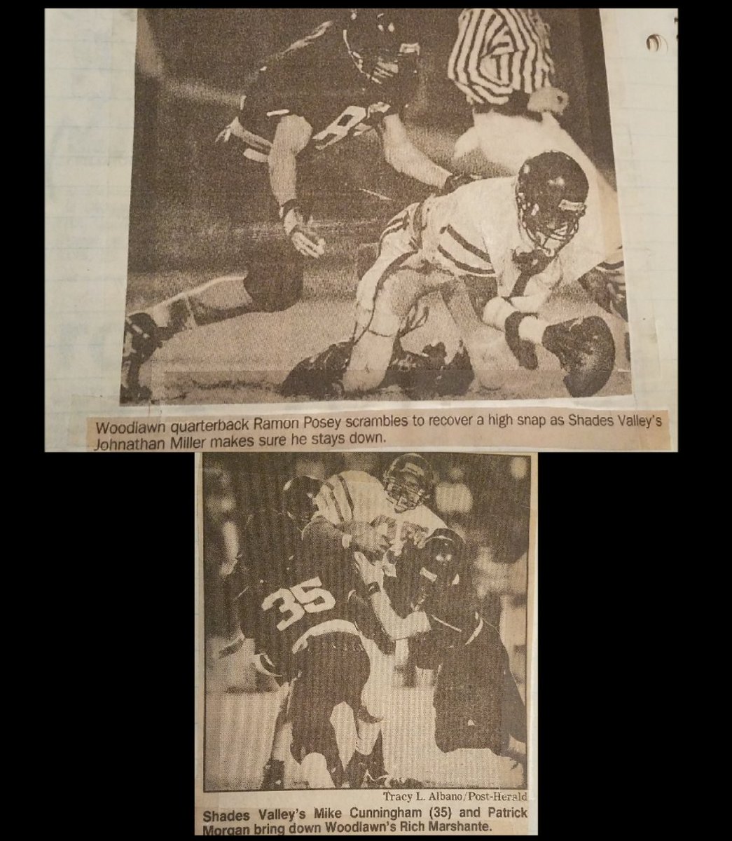 svmounties's tweet photo. ON THIS DAY IN MOUNTIES HISTORY - December 2, 1994 - 26 years ago today - #7 Woodlawn at #1 Shades Valley #100SeasonsofMountieFootball
#GoMounties ๐ดโซ (1/2) https://t.co/jWiHSRxM6o