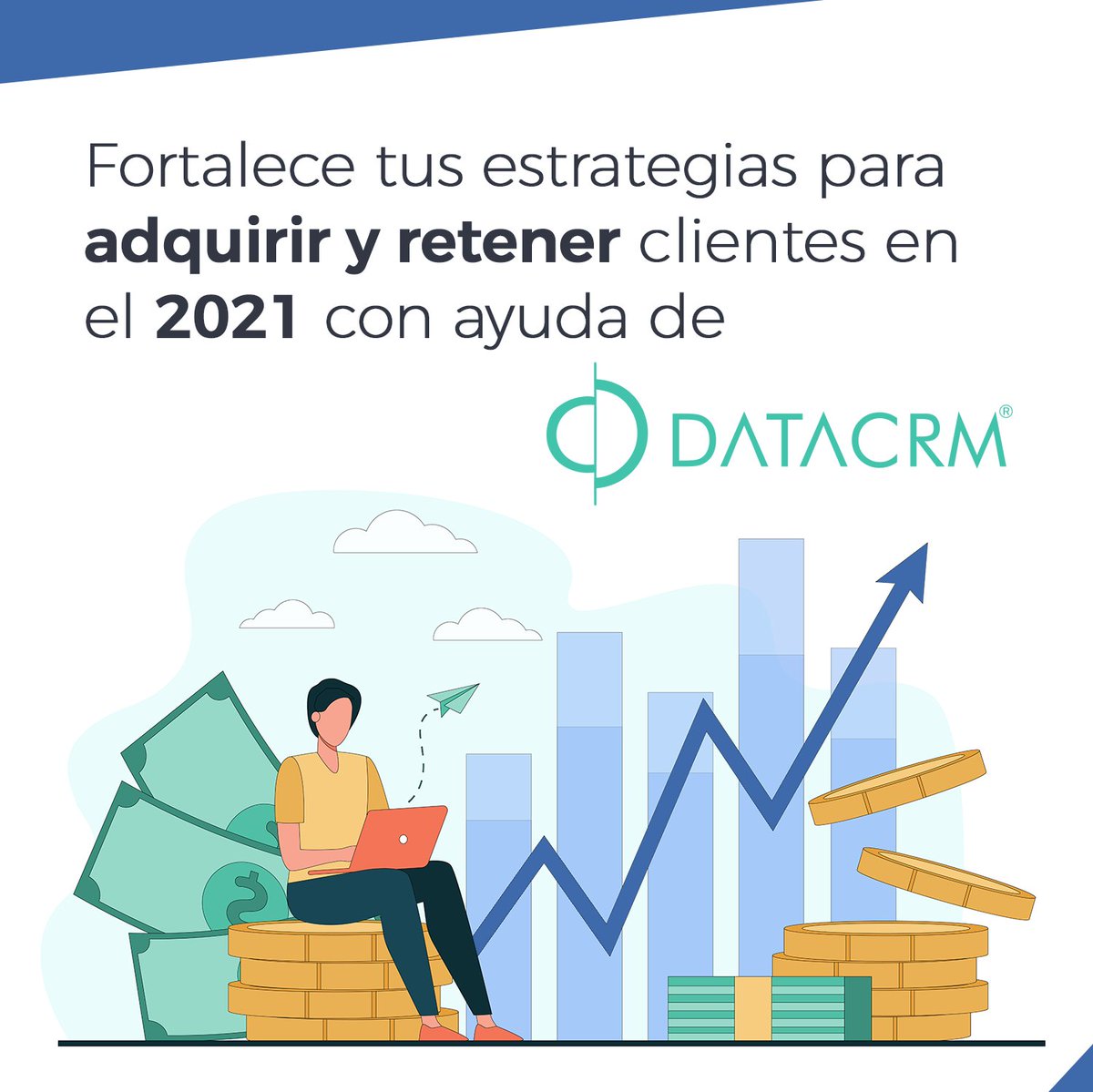 DataCRM's tweet photo. 🙌🏼 Comienza el 2021 con una gestión de tus negocios más sencilla y visualizándola desde cualquier lugar en el que te encuentres 

👉🏼 Ingresa a https://t.co/4qegOZxFV7 y conoce más https://t.co/SeWAfCYKYn