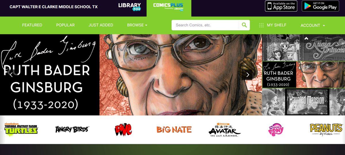 WClarkeLibrary's tweet photo. Having an awesome day sharing with our Cowboys our new database ComicPlus that is available through MackinVIA.  Thank you Ms. Sida for allowing me to join your classes.  @WClarke_MS #sisd_reads https://t.co/KUKXwOW8S1