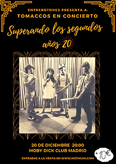 #Noticias. <a href="/Tomaccos/">Tomaccos</a> nos presenta un show en <a href="/MobyDickClub/">MobyDickClub</a> 

j-musind.blogspot.com/2020/12/tomacc…