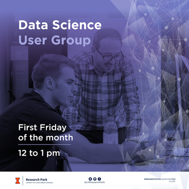 UIResearchPark's tweet photo. Attend the final Data Science User Group of the year on Friday, December 4, from 12-1 PM. The meeting will highlight a year-end review of #DataScience trends in 2020 and will look to see what's upcoming for data science in 2021. Join us at: https://t.co/qf9HNft1zO. #UIRP #DSUG https://t.co/d2cJJpJQpg