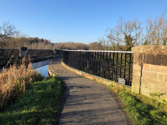 Union Canal & River Avon Aqueduct, Edinburgh :  #WomenWontWheest