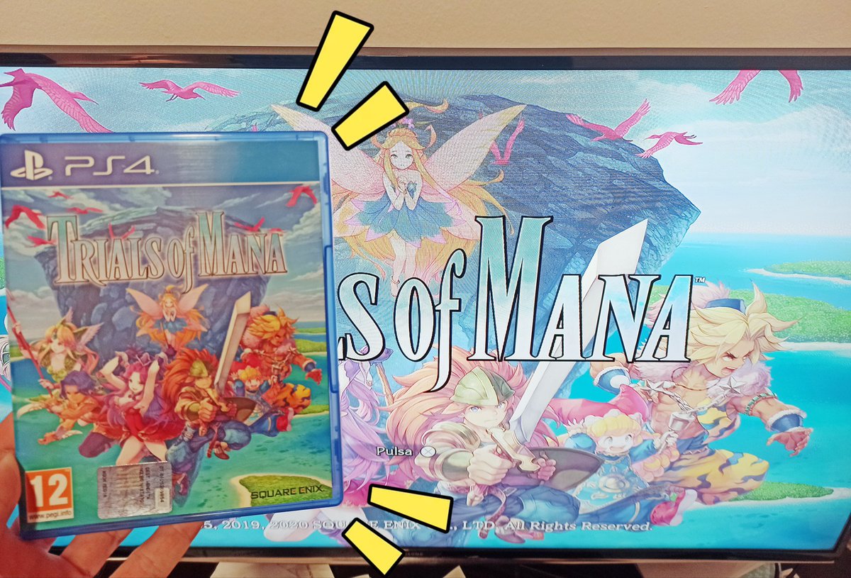 Vamos con Trials of Maná para ps4!!Ha sido un regalo de un buen amigo, y los juegos regalados ya sabéis que siempre hay que jugarlos pronto!!🚀 #ps4 #TrialsofMana