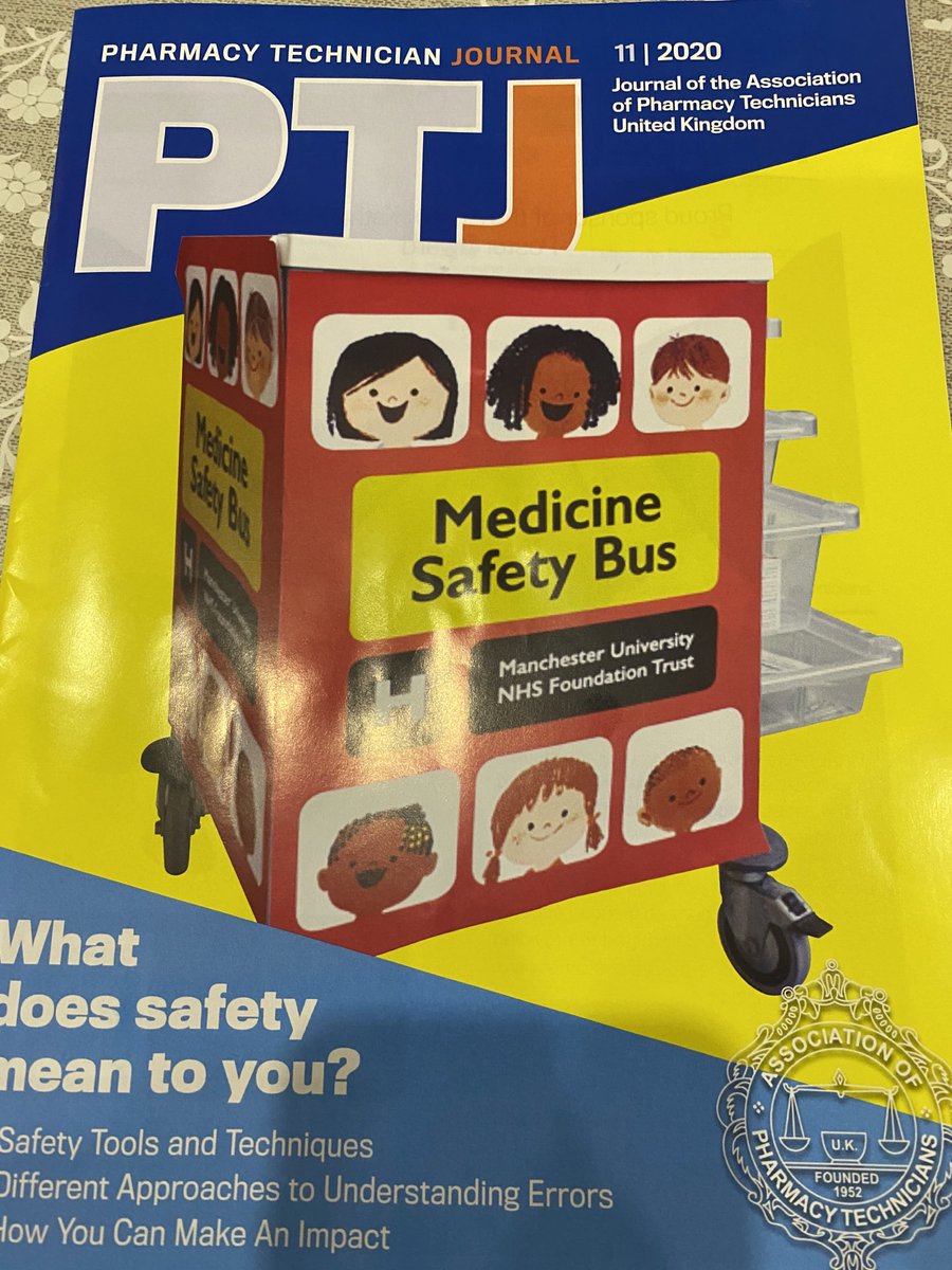 jogia_sheetal's tweet photo. Can’t wait to read all the articles on #medication safety written by our #Pharmacytechnicians experts. Excellent #CPD material #revalidation. #APTUK1. ⁦@EditorAPTUK1⁩ job well done 👏 https://t.co/Uy6g3Tq6bk