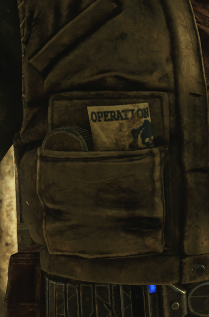 The two biggest pieces of added detail would be the Operation Lifeboat leaflet that he picks up that gives him the idea to join the COG to save his daughter Maralin when she was sick and the golden hair brush he bought for his late wife Rosalyn after his twin daughters were born.