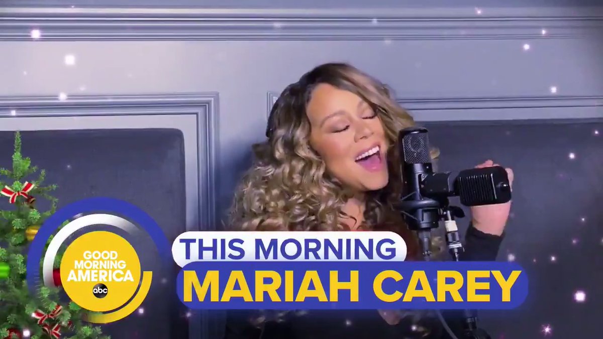 Good Morning America (@GMA) on Twitter photo 03/12/2020 13:06:44 THIS MORNING: We're counting down the days til #Christmas with the one and only @MariahCarey 🎄 THIS MORNING: We're counting down the days til #Christmas with the one and only @MariahCarey 🎄