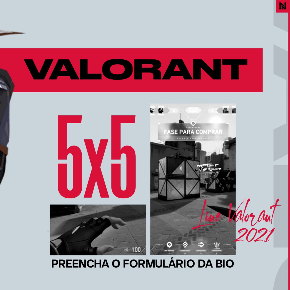 ninjasgg_'s tweet photo. [🇧🇷] SELETIVA 🇯🇵

Hoje abrimos as primeiras vagas da seletiva da Line de Valorant, esperamos que todas as equipes que forem se inscrever possam ter a chance de participar de nossa org. Boa sorte à todos!

#GoNG #NGUP #Valorant #ValorantBrasil #ValorantBr #Selective #Seletiva https://t.co/WAvwN7Cww2