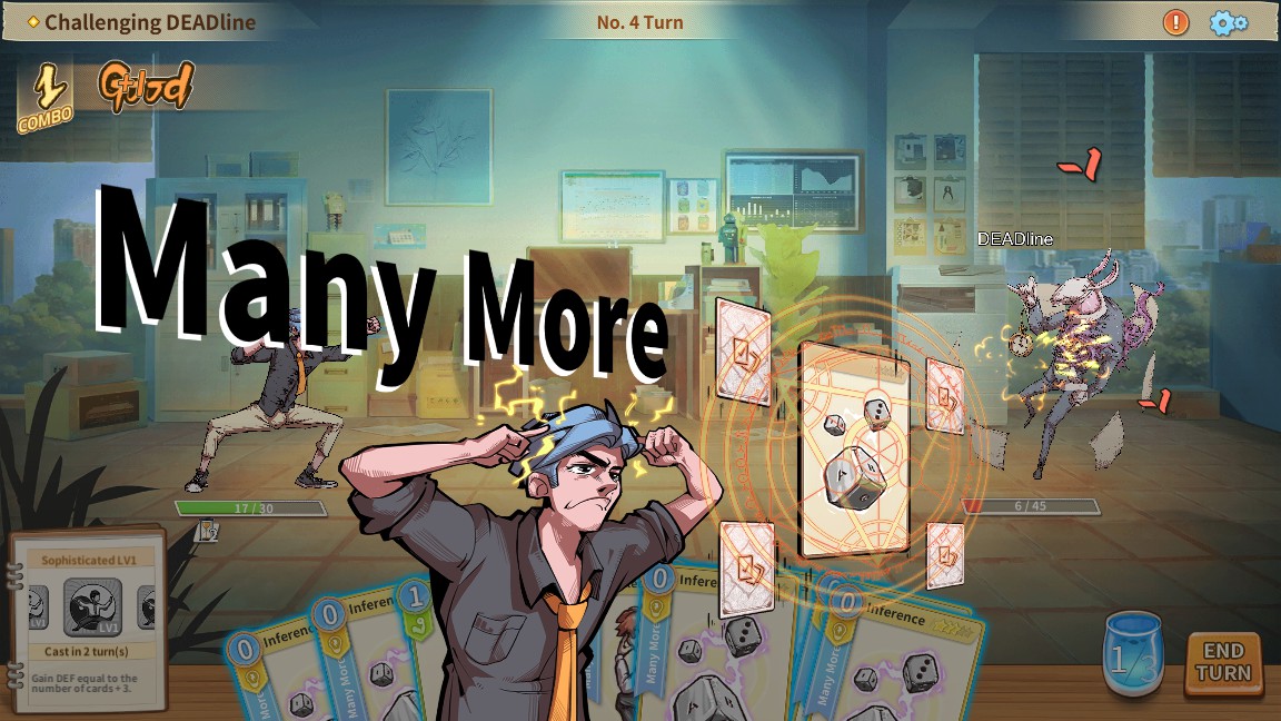 Believe in the heart of the cards! In S.O.S., you'll face enemies in a mix of turn-based RPG and card game gameplay. Build your deck and create devastating combos to get rid of Mind Demons. 

Play the game now: steam.pm/app/1163140  #Steam #IndieDev #IndieGame #HeartOfCards