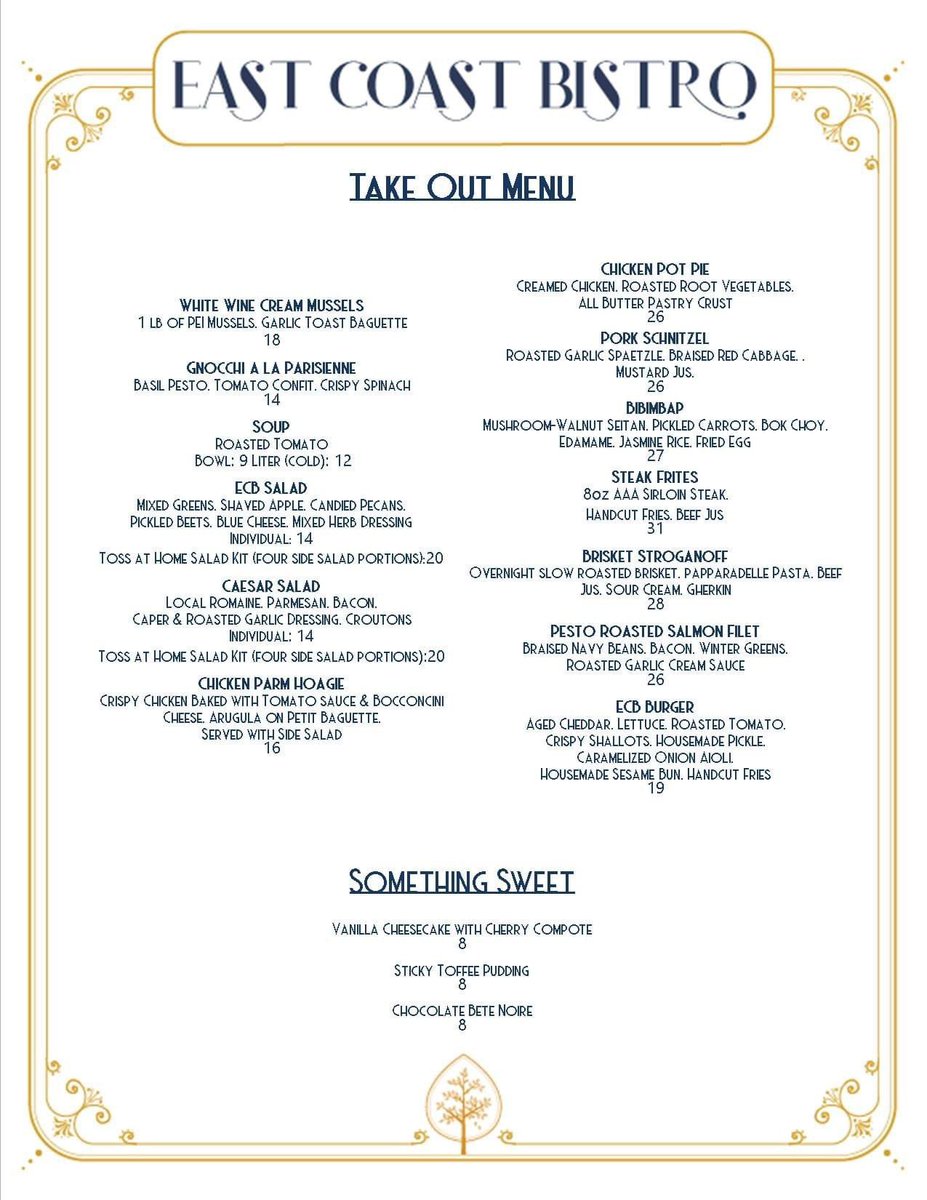 eastcoastbistr0's tweet photo. Bacon Wrapped Scallop Take Out feature tonight! Serving with Corn Relish, Local Greens, and Red Onion Marmalade! 

Call 696-3278 or email manager@eastcoastbistro.com to order! 
.
.
.
#getittogo #takeout #brightenyourday #baconwrappedscallops #maritimebounty #saintawesome https://t.co/PmZjVUl5TU
