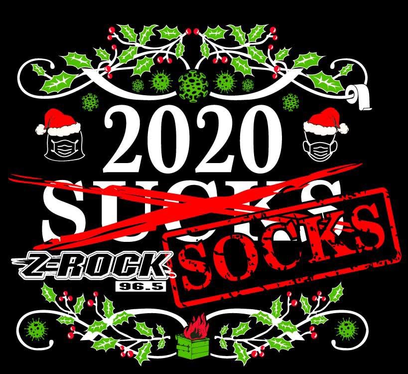 Must have for 2020! The Z-Rock Sock tee shirt... win a sock to get the shirt. Good luck!