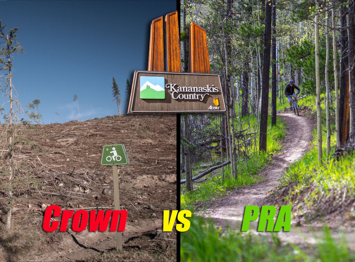 According to the loaded survey below, we believe that  @YourAlberta is still intent on removing 164 parks from the parks system to become crown land. What's the difference between a PRA and Crown Land? A picture is worth a thousand words... #defendABparks  #OurParksWillGoon