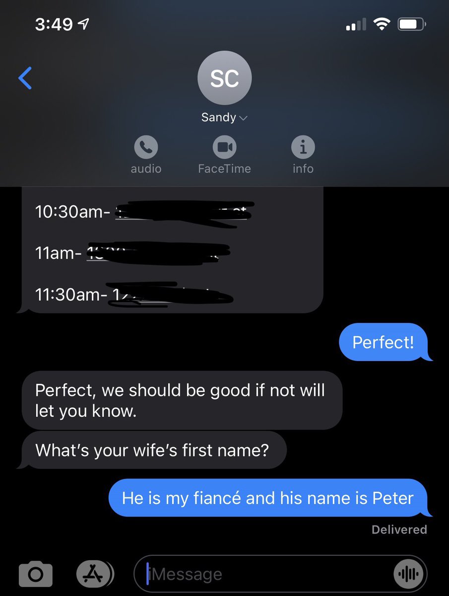 doesitmattr's tweet image. Since getting engaged, people assume I’m straight when I say “fiancé” this is the 5th time this week.