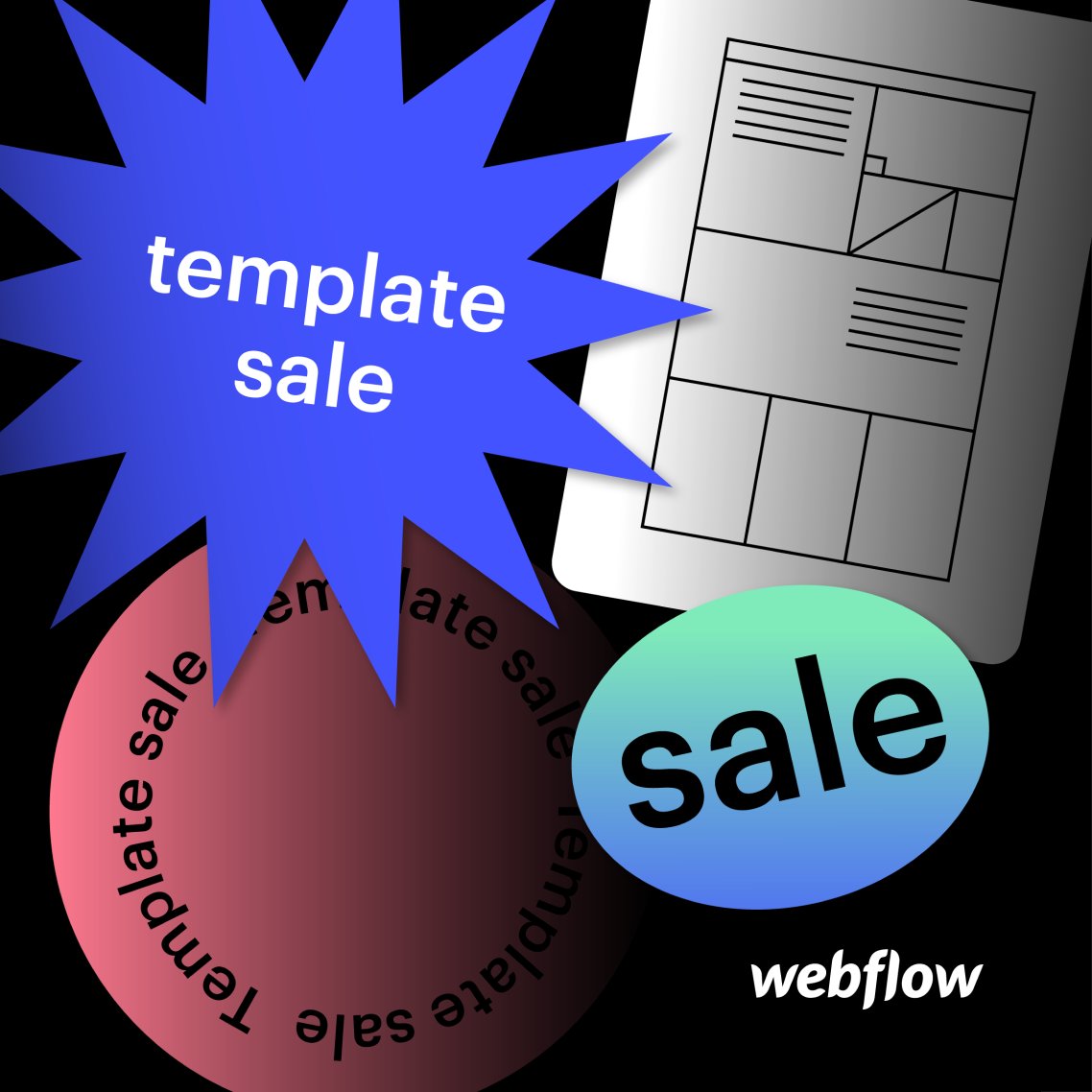 webflow's tweet photo. Only 2 days left in our Template sale! 

Use code CYBERWEEK2020 for 50% off.

https://t.co/Es2TkStc4l https://t.co/dHH4W9DgPG