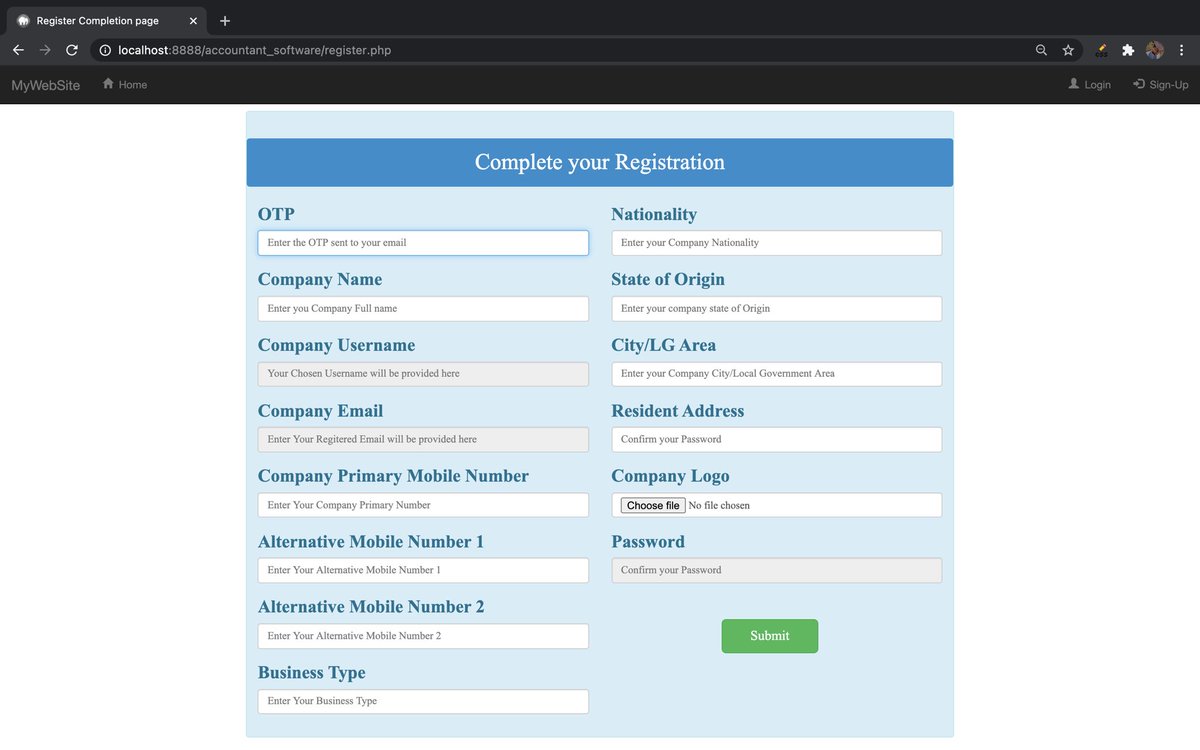 iFarouqDev's tweet image. Day 2 of #100DaysOfCode 
Still working on front end of the #AccountantSoftware
Today I manage to make additional 3 more pages in two hours😁
Tomorrow I will bring an update to you guys☺️
 Hope you will keep in touch!🙏🏽
Night everyone 
 #html #CSS #webDesign
#iFarouq #iFarouq_Tech