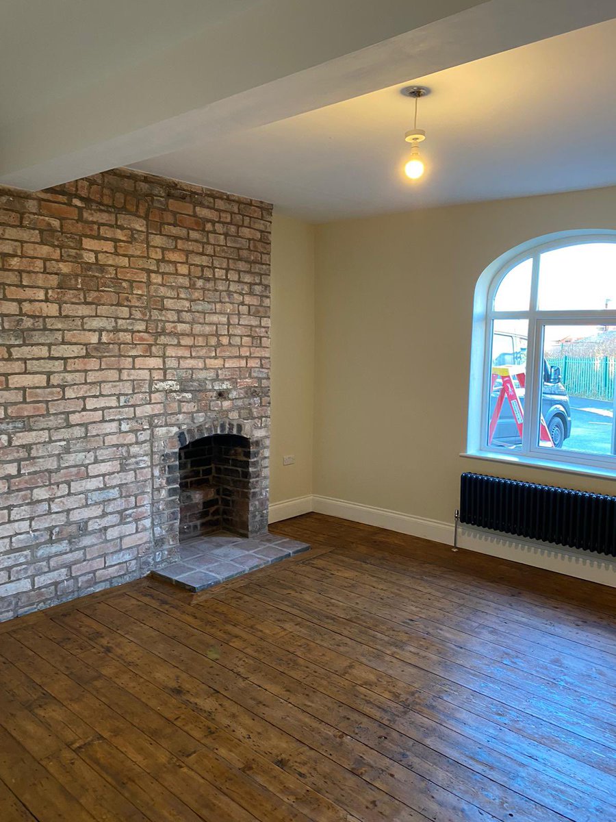 First one of two houses created from  the former Hart &amp; Trumpet pub in Gobowen handed over to our client Littlemoors Developments today, fabulous finish and managed to keep many of the original features. Well done to all involved.