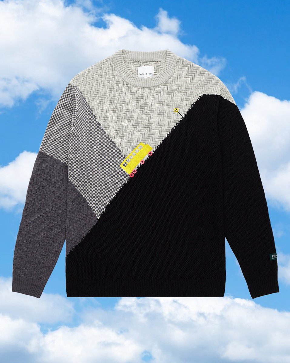 Teddy Fresh on X: The Hila Klein Uphill Sweater, straight from her  personal sketchbook, featuring hand-drawn inspired direct embroidery  artwork on front. https://t.co/Z5AEDcmK74 / X