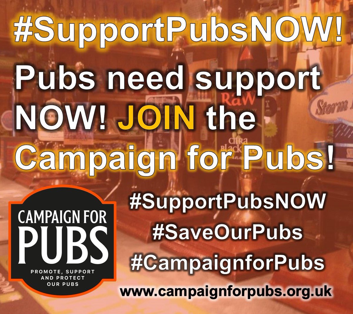 CampaignforPubs's tweet image. We’re nearly at 3900 Twitter followers...pls RT!

#Pubs in #England #Wales #Scotland #NorthernIreland are facing their toughest time ever. Help #SaveOurPubs: follow &amp;amp; JOIN the grassroots #CampaignforPubs for just £25/yr or £2.08/month! ⬇️

campaignforpubs.org.uk

#SupportPubsNOW