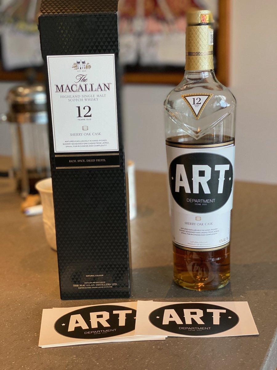 On May 16th, my life changed forever when I lost my dad. On June 1st, my life changed forever when the  @FreshTapeMedia team gave me this gift, initially without explanation. This is the story of the  #ArtDepartment. 1/8