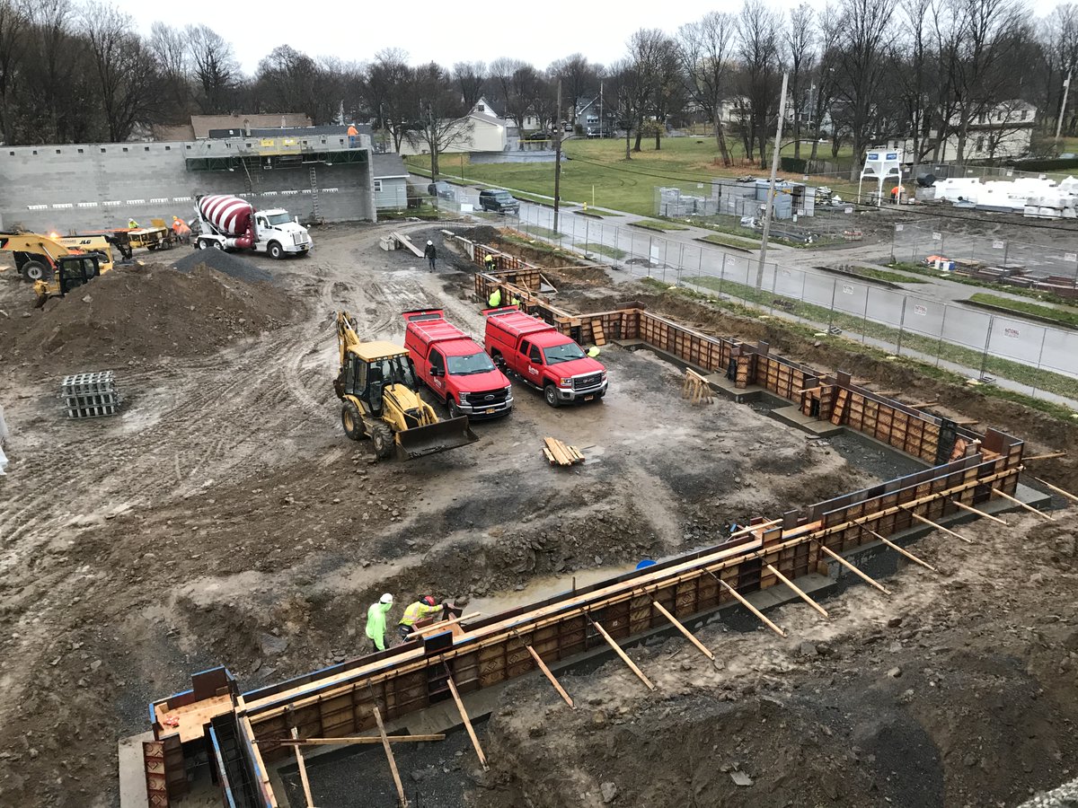 We are making great headway at The Rochester Prep High School expansion.
The last of the perimeter walls are formed and ready for concrete. The above grade block is underway as the exterior walls start to give a glimpse of the new gymnasium.
#construction #grateful #rochesterny