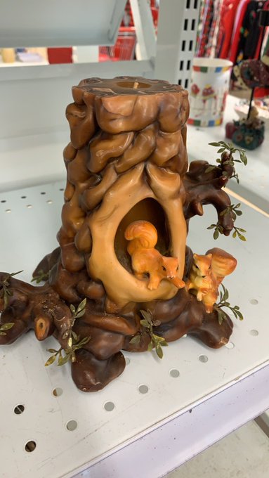 Look at this #weird candle I found at the thrift store. https://t.co/DPT15hZndJ<a href="/tag/weird"class="tags">#weird</a>