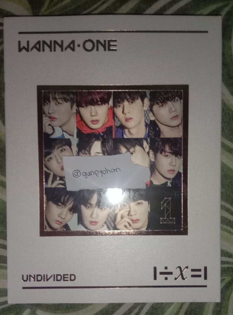 gunpyohan's tweet photo. UNDIVIDED WANNA ONE VER

PB AND CD ONLY

200 PHP+LSF https://t.co/70YctlhNwv