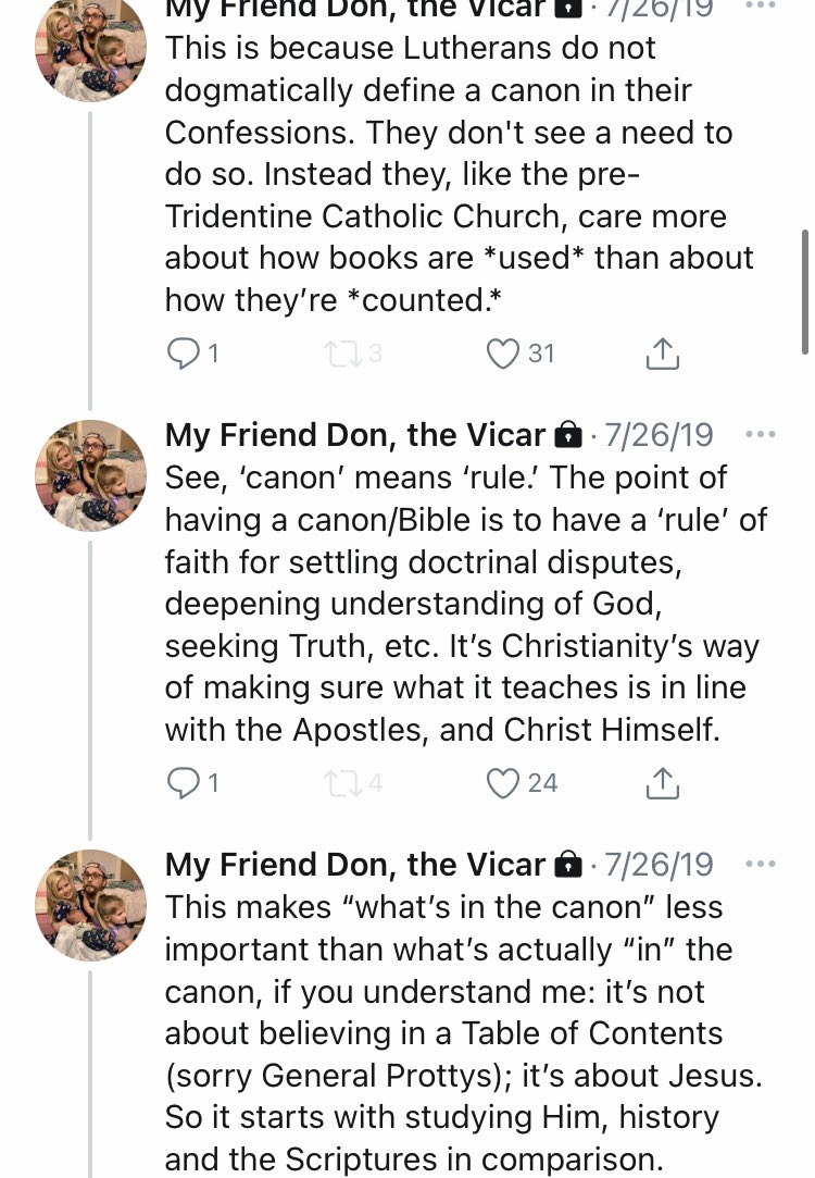 reposting this thread about the common “Luther removed books from the Bible” misconception by the great  @TheDonStein , who is incredible but currently locked (1/4)