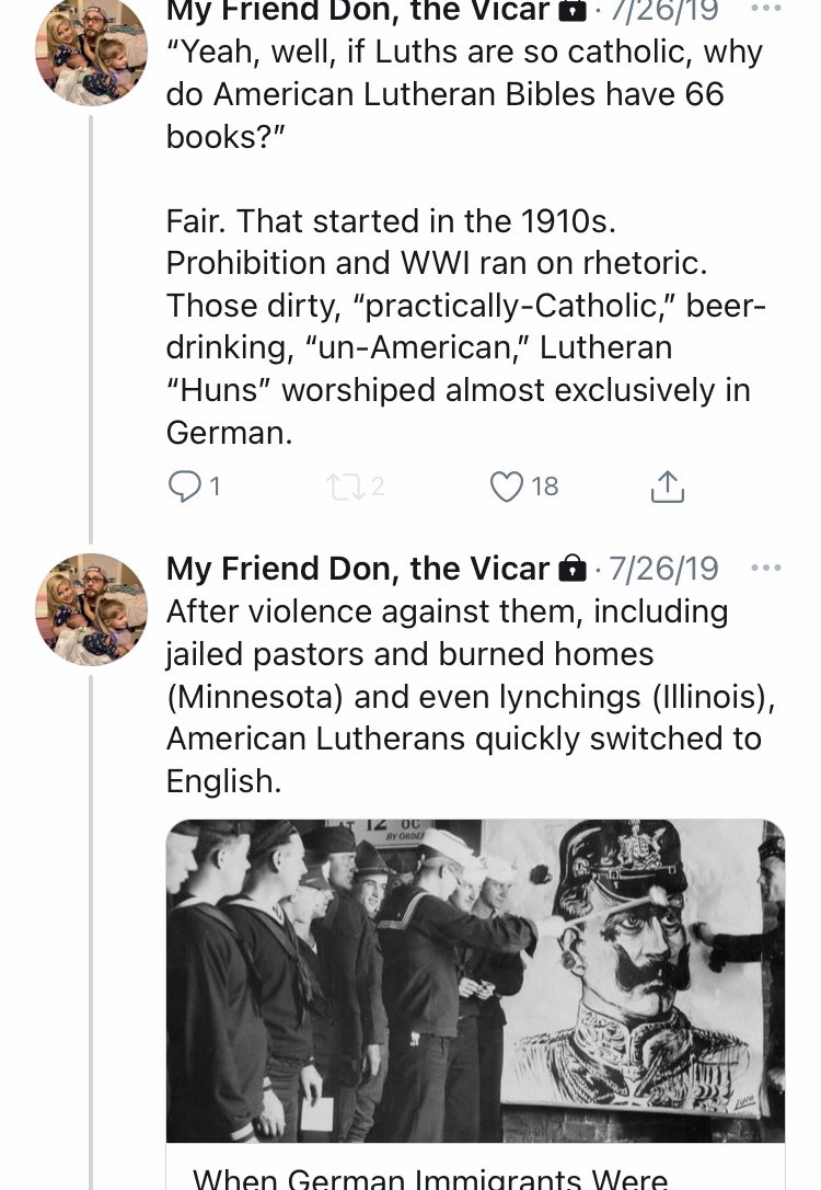 3/4links: 1.  http://beggarsallreformation.blogspot.com/2010/01/cajetan-on-canon-hes-ok-bcause-hes-one.html?m=12.  https://www.history.com/news/anti-german-sentiment-wwi