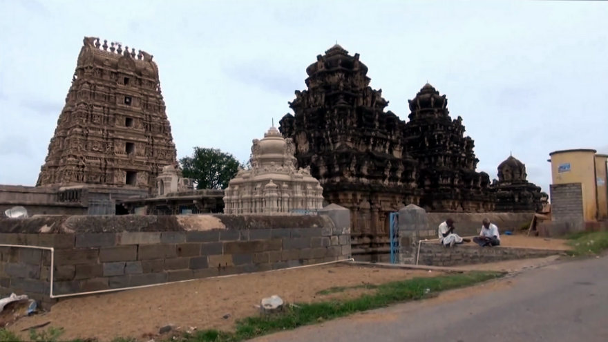 They ordered Hanuman to drop a mountain on top of it, to fill up the pond. Astonishingly, the mountain started floating instead of sinking. Then Vishnu and Siva clamped their feet at it’s side so that mountain will not float again @DivineElement