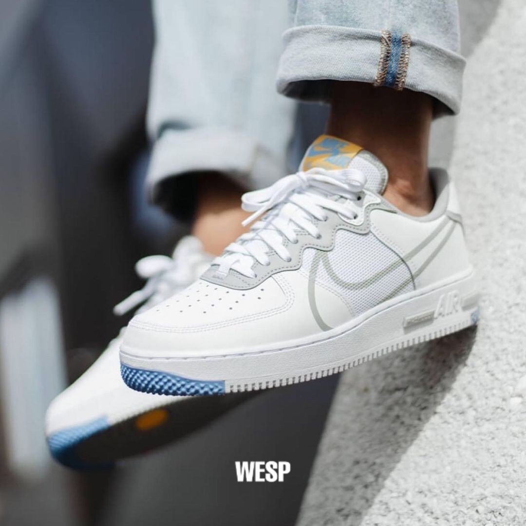 air force 1 react smoke grey