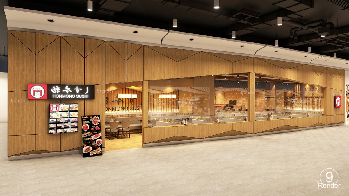 9Render's tweet image. Homono sushi  
Owner : Since24
3D : 9render
รับทำภาพ Perspective , Animation
รับสอน Vray สอนสด / สอนออนไลน์
Contact : 084 702 3713 , id line : 9render
#perspective #สอนvray #สอนLumion
#interiordesign #architecture #visualizer
#vray #SketchUp