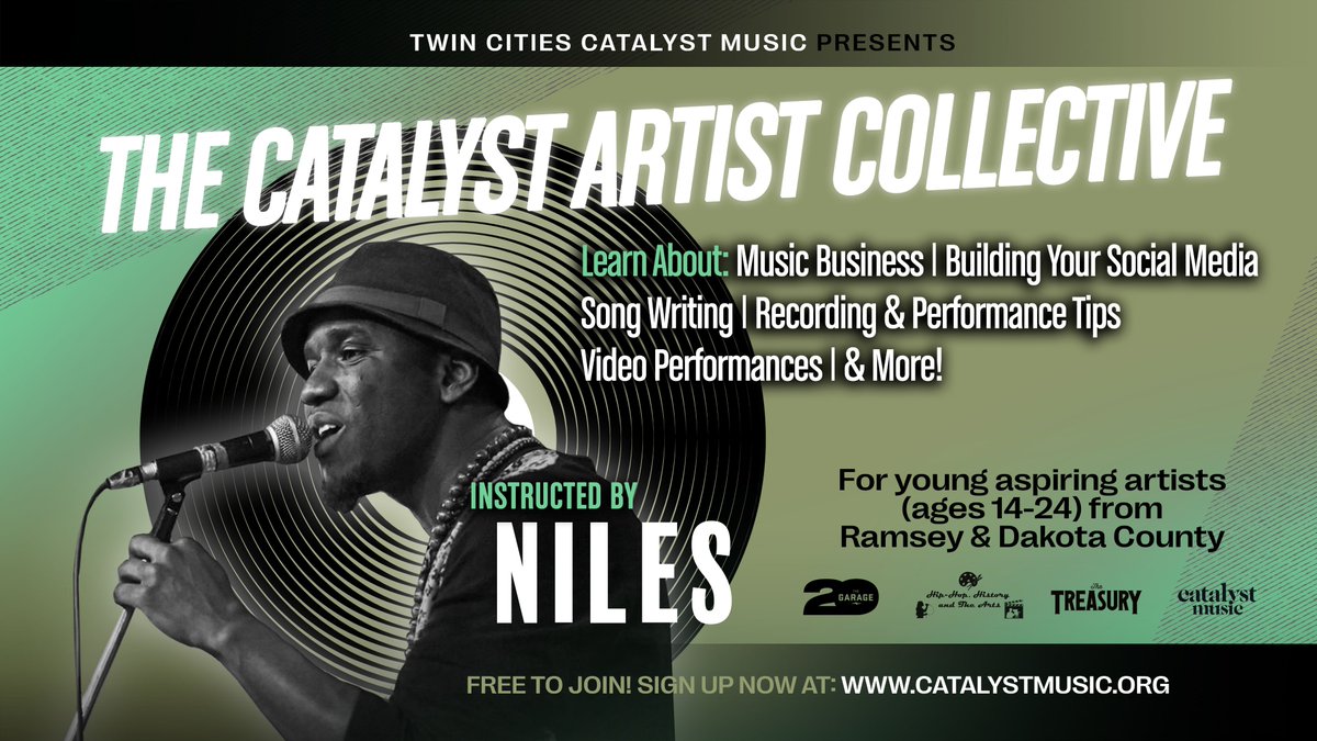 And we've been very inspired by Niles and the work he's been doing with the youth in Ramsey and Dakota county (if you have an aspiring artist 14-24 check it out) and loving his tune "Reassure My Soul"