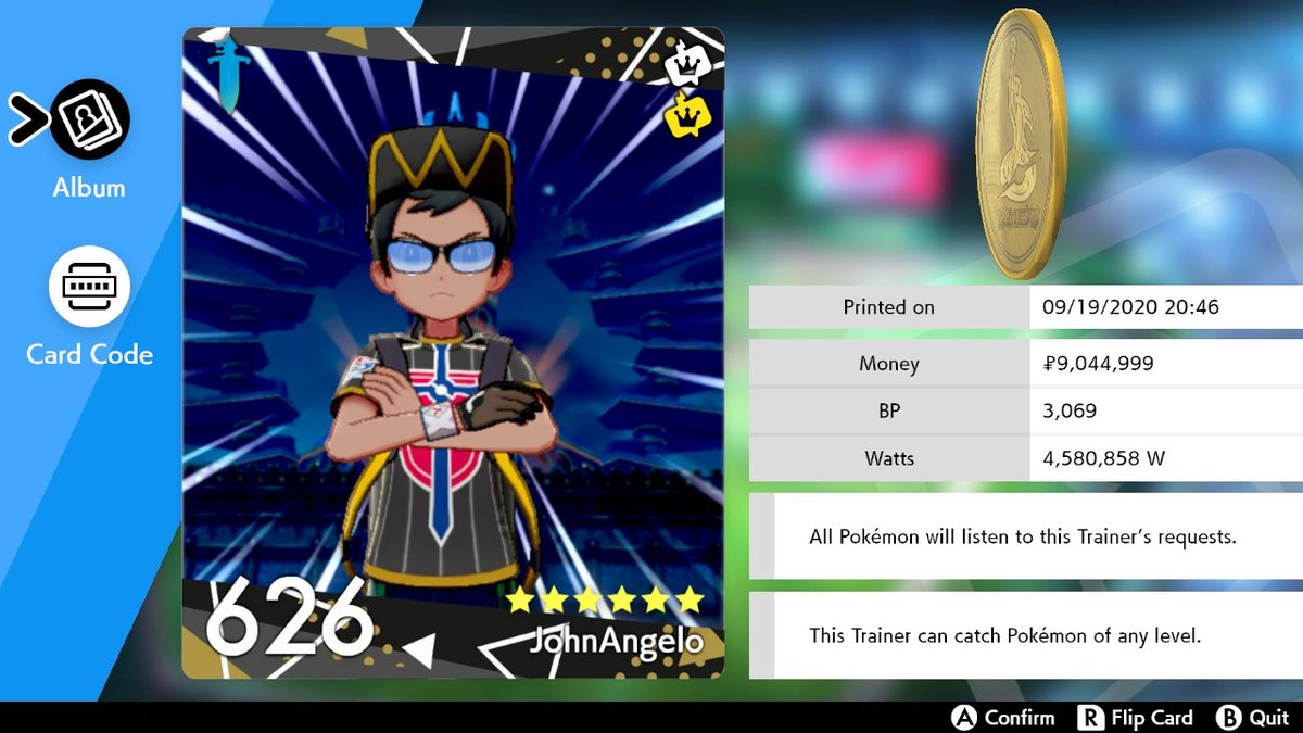 JohnCuevas7's tweet photo. 1111 #PokemonSwordShield #NintendoSwitch https://t.co/IHKoxgodqb