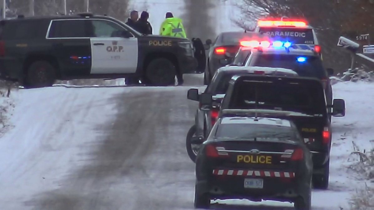 12-year-old boy dead, his sister in critical condition after being hit by a vehicle while waiting for school bus in Port Hope cp24.to/YGNtbGT