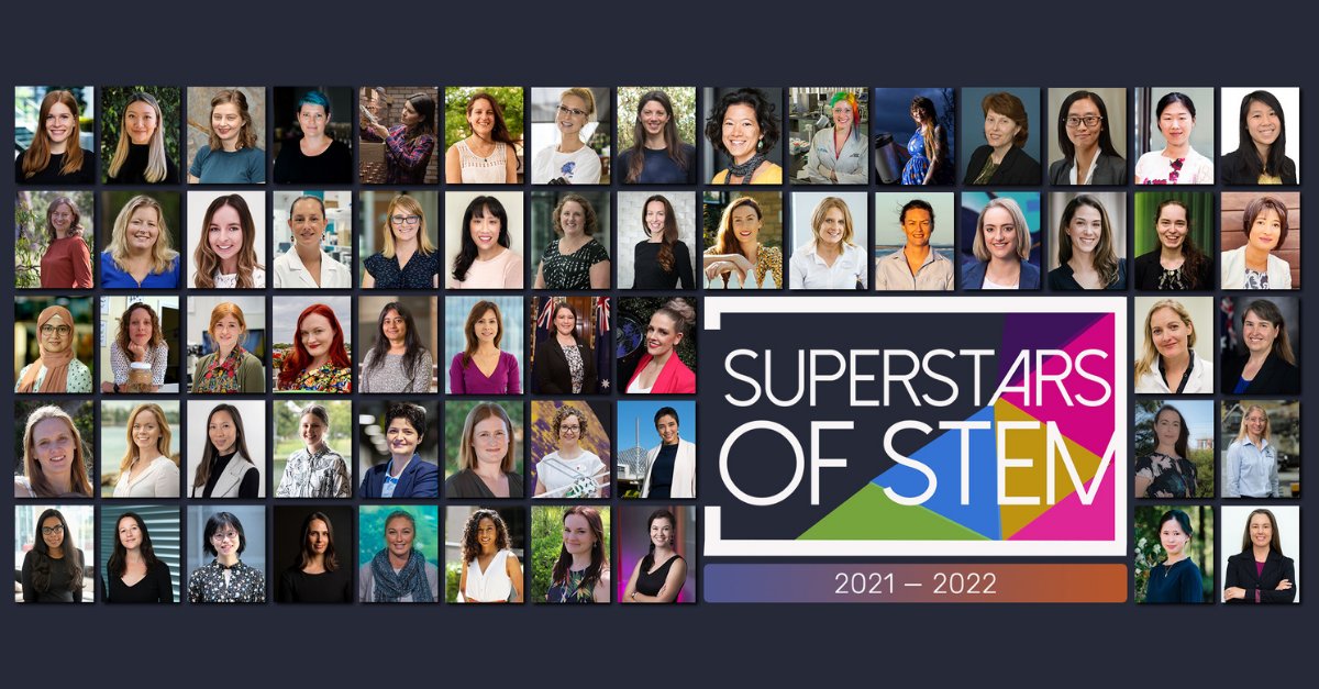 An aerospace engineer ✈ and a marine ecologist 🤿 are among the 60 new #SuperstarsofSTEM – The program empowers amazing women working in science, technology, engineering and mathematics to be public role models for girls and young women: bit.ly/3mKZWTO