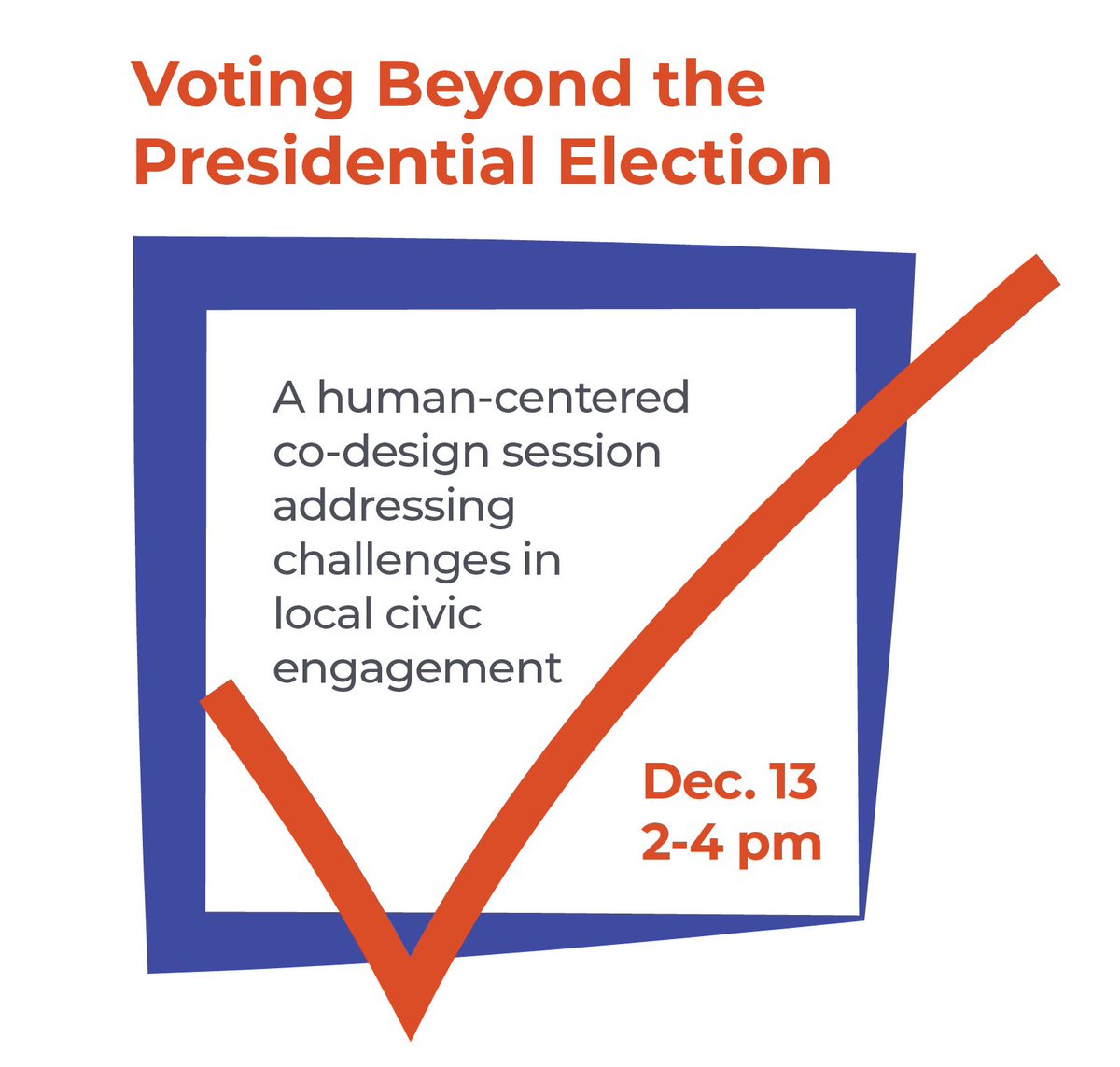 aigaseattle's tweet photo. Now that the presidential election is over, join us in shifting our civic focus to the local level. On December 13th from 2pm-4pm, we’re hosting a co-design session where we’ll be practicing human-centered design methods to address challenges in local civic engagement in Seattle. https://t.co/h0YVlHvWOk
