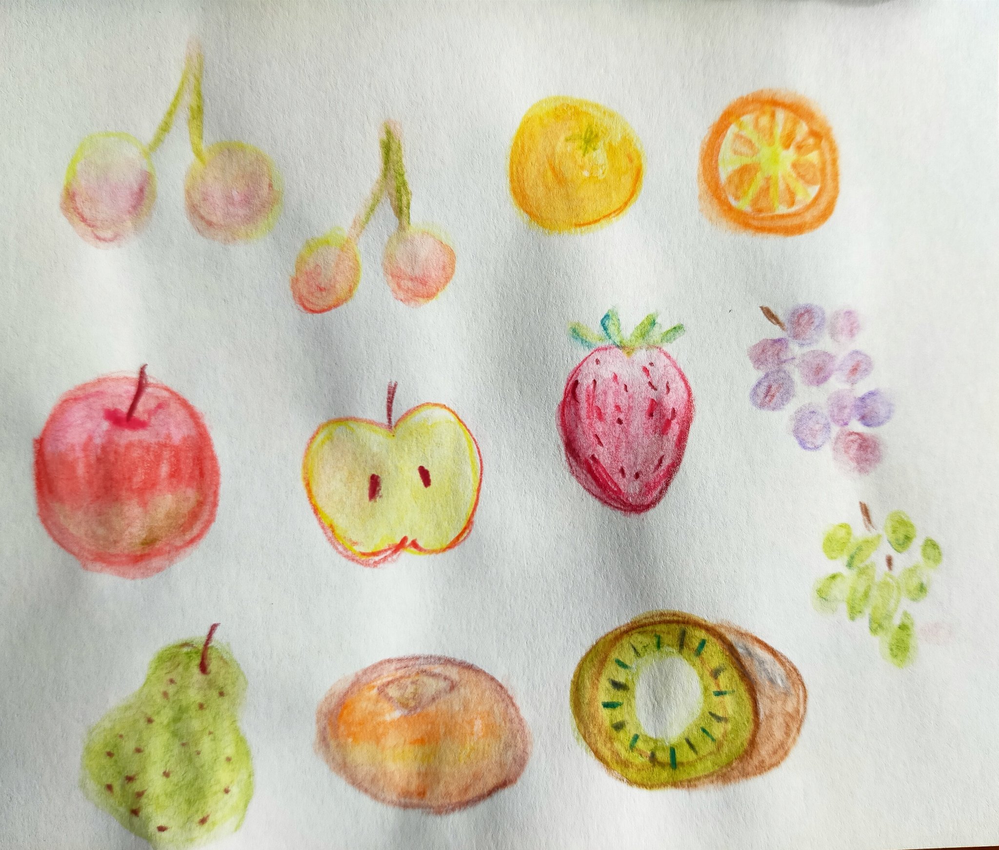 あちゃこ Art 水彩色鉛筆のイラストあそびレシピ を見ながら練習シリーズ6 はらぺこあおむし に出てくる果物みたいにかわいく描けました 絵描きさんと繋がりたい 水彩色鉛筆 Rose 日めくりっぷ あちゃこ Art 水彩色鉛筆のイラストあそびレシピ を見ながら練習シリーズ6 はらぺこあおむし に出てくる果物みたいにかわいく描けました 絵描きさんと繋がりたい 水彩色鉛筆 Rose 日めくりっぷ