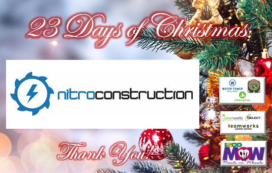 LSCO Meals on Wheels Head Chef for December 2nd is 
Nitro Construction Ltd. (1st Year Sponsor!!)
🎄🎄
&amp;&amp; Thank you to our partners, Cupper's Coffee &amp; Tea, Water Tower Grill &amp; Bar, and Urban Grocer!