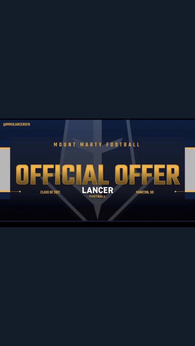KolieTheodor's tweet photo. I am very blessed to have received an offer from Mount Marty University! Thank you @CoachZuck⁩ for this opportunity. https://t.co/K6p0f0tE1X