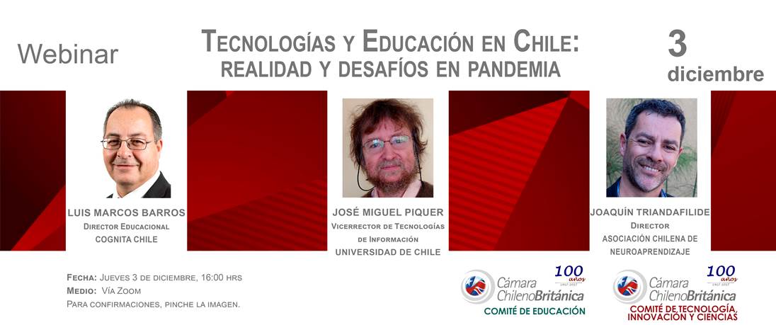 #CognitaWay
@CognitaSchools
 
Educación y Tecnología. Cognita Chile. Cámara Chilena Británica.

Vía ZOOM

us02web.zoom.us/webinar/regist…