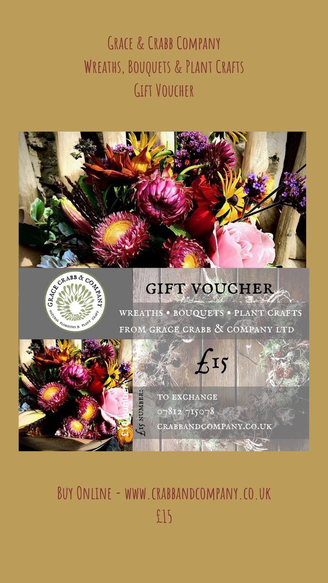 DiscoverDyfi's tweet photo. Christmas Advent Calendar of Local Gift Ideas 🎄 2nd December 
Grace Crabb &amp; Co ~ beautiful wreaths, bouquets &amp; plant crafts by local florist Grace Crabb 
£15 Gift Voucher 
https://t.co/4E06nyeURy
#midwales #cymru #wales #supportlocal #shoplocal #ChristmasGiftIdeas #Christmas2020 https://t.co/hnL8O6UAF7